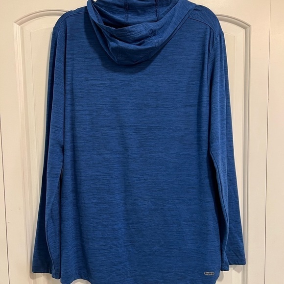 SPYDER PROW B active, blue hooded top - Picture 13 of 13